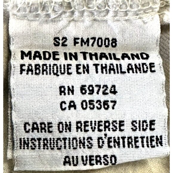 Columbia Mens Shirt Allover Fish Print Short Sleeve Button Up Tan Beige Medium - Picture 10 of 11